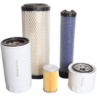 Maintenance Filter Kit Fits For Kubota L3010 L3130 L3410 L3430 Hst #Ta040-93220 Air Filter/Ta040-93230 Air Filter/Hh164-32430 Oil Filter/Hhta0-37710 Hydraulic Filter/15521-43160 Fuel Filter