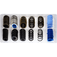 Dsnaduo 100Pcs 12 Types Metal Rubber Master Oil Drain Plug Gasket Assortment Kit Replace 097-021, 097-025, 097-035, 55196309, 097-116, 097-119, 097-115, 097-139, 097-146