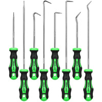 8-Piece Mini Hook And Pick Set, 4Pcs 8.6'' & 4Pcs 5.7'' Precision Automotive Picks Tools Set For Car Auto Oil Seal, Mechanic Lock Picking Kit, Puller Remover Tools