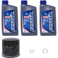 Edwards Full Synthetic Oil Change Kit With 3 Quarts Of Suzuki R9000 Ecstar Oil And 16510-07J00 Oil Filter