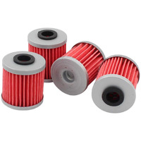 Pack Of 4 Oil Filter For Kawasaki Kx250 Kx250F Kx450F For Suzuki Rmx450Z Rmz250 Rmz450 Beta Evo 250 300