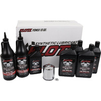 Klotz 20W/50 Synthetic Motor Oil Change Kit For Evolution Big Twin 1984-1999 (4-Quart Premium Kit)