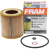 Fram Tough Guard Replacement Oil Filter Tg10075 With Suregrip, Designed For Interval Full-Flow Conventional And Synthetic Oil Changes Lasting Up To 15K Miles (Pack Of 1)