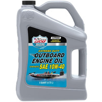 Lucas Oil 10813 Synthetic Sae 10W-40 Extreme Duty Outboard Engine Oil - 5 Quarts