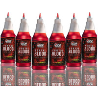 Superatv Portal Blood | High Performance Portal Gear Oil | Case Of Six - 32 Oz Bottles | Designed For Utv/Atv Portal Gear Lifts | Lasts Up To 4 Times Longer Than Other Gear Oil