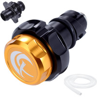 2015+ Ford F150 Raptor/Mustang/Bronco V6 Replacement Oil Drain Plug With Guide Pipe For Efficient Oil Changes, Replace Oem Yellow Plastic Engine Plug Bc3Z-6730-A/Ft4Z-6730-A/Kx6Z-6730-B (Hly26A3)