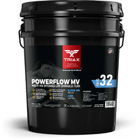 Triax Powerflow Mv 32 Hydraulic Oil, 6000 Hour Extended Life, Double Anti-Wear, True All Season, -40 F Pour Point (5 Gallon Pail)