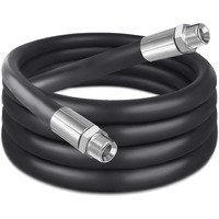Boltigen Fuel Transfer Hose 1 Inch, 12 Feet Fuel Transfer Farm Pump Tank Tube Hose For Gasoline, Biodiesel, Dispensing Diesel, Kerosene, Petroleum Oils