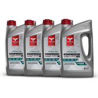 Triax Kompressor Mv 100 / Sae 30 - Full Synthetic, Multi-Vis Air Compressor Oil - Commercial Grade - For Rotary, Vane, Screw, And Reciprocal - High Temp, 20,000 Hour Life, Non-Detergent (4 Gal Pack)