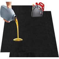 Tjyaekltd Oil Spill Mat, 36 * 60In Garage Floor Mat For Under Car, Absorbent Oil Pad, Waterproof Backing Protects Floor(2 Pack)