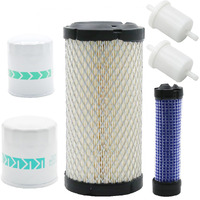 Hoypeyfiy 12581-43012 15853-32430 Oil Fuel Air Filter Hydraulic Filter Kit, Replacement For Kubota Bx22 Bx23 Bx24 Zd18 Zd21 Zd25 Gr2100 Gr2110 Gr2120, Replaces 150-32430, 12691-43010