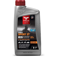 Triax Power Sport 2T Full Synthetic, All Season, 2 Cycle Oil - For High-Performance Powersport Engines - Atv, Utv, Snowmobile, Wave Runner, Jet Ski, Dirt Bike (1 Quart)