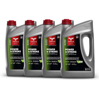 Triax Power 4-Stroke 30W Full Synthetic, 4 Stroke Full Synthetic Small Engine Oil, Garden Tractors And Other Power Equipment (4 Gallon Pack)