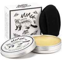 Mink Oil Leather Conditioner Cleaner For Leather Boots, Mink Oil Kit 4.23 Oz With Sponge, All-Natural Waterproof Soften And Restore Shoe, Boot, Saddle, Jacket, Purse, Glove, Vinyl And Leather Products