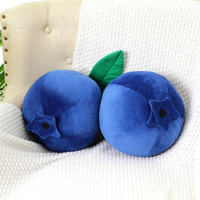 Beeveer Decorative Cute Blueberry Plush Pillow Kawaii Fruit Stuff Hugging Plushies Gift Soft Novelty Pillow Cushion Seat Decor For Kids Girl Home