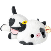 Onsoyours Original Weighted Sunflower Cow Stuffed Animals, 4.0 Lbs Weighted Plush For Stress Relief - 20"" Large Soft Cow Pillow Gifts For Kids & Adults