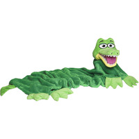 Cuddleuppets: Gator - Green, 2-In-1: Plush Puppet & Blanket, Soft Animal Character, Play All Day & Cuddle All Night, Kids Companion, Machine Washable