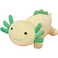 Janclf Axolotl Stuffed Animal Plush Toy,Cute Soft Salamander Plush Pillow,Kawaii Plushies Doll Toy For Kids (Green,23 Inch)