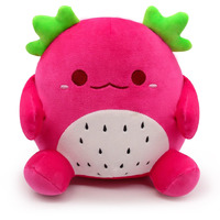 Bekrgwiy Axolotl Stuffed Animal With Red Pitaya Design,8 In Salamander Plushie Doll Toy,Dragon Pearl Fruit Plushie,Kawaii Axolotl Plush Pillow,Gift For Kids Boys Girls