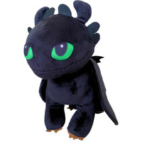 Franco How To Train Your Dragon Toothless Super Soft Cozy Cuddle Pillow Buddy With Light Up Eyes For Comfort, (Officially Licensed Product)