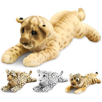 Vyusit Lion Stuffed Animal Soft Large Stuffed Lion Plush Toys Safari Animals Stuffy Lion Cute Jungle Plush Toys Simulation Cute Plushie Birthday Gifts For Kids Boys 24""