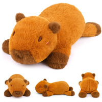Leokawin Weighted Capybara Plush,10 Inch Weighted Stuffed Animals For Kids,Cute Stuffed Animal Capybara Plush Pillow,Soft Small Capybara Weighted Plushie Toys Gifts For Kids Boys Girls