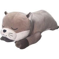 Auspicious Beginning 30'' Giant Otter Plush Stuffed Animal- Otter Plush Pillow Plushies, Large Sleeping Body Pillow Plush Toy, Cute Hugging Stuffed Animal, Birthday Gifts For Kids Girls Boys