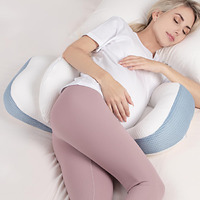 Chilling Home Pregnancy Pillow, Maternity Pillow For Pregnant Women, Pregnancy Pillows For Sleeping Portable, Pregnancy Wedge Pillow, Body Pillow Support For Back, Belly, Waist, Blue