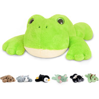 Niuniu Daddy 20"" | 3.3 Pound Frog Weighted Stuffed Animals For Kids Adults, Soft Stuffed Frog Plush Toys For Sleeping Hugging, Squishy Body Pillow For Presents Birthday Christmas Holiday Easter