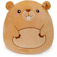 Athionsu 12-Inch Groundhog Plush Pillow Cute Stuffed Animal Cushion For Toddler Kids And Boys, Soft And Squishy Groundhog Plush Toy Pillow Forroom Decor