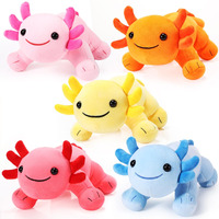 Libima 5 Pcs 12 Inch Axolotl Plush Toys Stuffed Animal Plushies Pillow Doll Cute Soft Axolotl Toy Stuffed For Birthdays Gift Home Decoration(Pink, Blue, Orange, Yellow, Red)