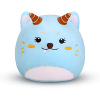 Oiyaku Kids Plush Pillow Soft Toys Cute Cat Plush Doll Gift For 3 To 12 Years Old Boys And Girls Children Stuffed Animal Toys For Room Living Room Decoration Cat Plushies Kid 10In Blue