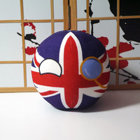 Countryball Plushies Polandball 7.9 Inches Plush Toy Country Ball Anime Cosplay Mini Pillow Cushion Key Ring Home Decor (7.9 Inches, 08)