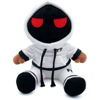 Adenzai 8.7"" Foltyn Family Standard Plushies | Soft Stuffed Pillow | Kids' Room Decor For Birthdays & Holidays | White-8.7In