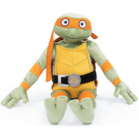 Jay Franco Nickelodeon Teenage Mutant Ninja Turtles Michaelangelo Plush Pillow Buddy - Super Soft Stuffed Character Pillow - Polyester Microfiber, 26 Inches
