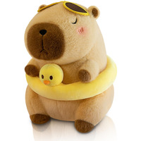 Wufuvap Cute Capybara Plush Adorable Capybara Stuffed Animal Soft Stuffed Capibara Toys Plushies Pillow Gifts For Kids (10 Inches)