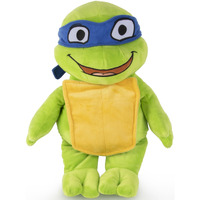 Jay Franco Weighted Nickelodeon Teenage Mutant Ninja Turtles Leonardo Plush Pillow Buddy - Super Soft Turtle Tots Character Pillow - Polyester Microfiber, 17 Inches, 2.5Lbs