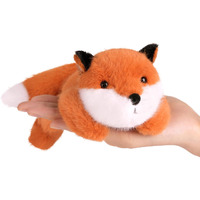 Peach Cat Fox Plush 7.8"" Cute Fox Stuffed Animals Small Plushies Toy Pillow Gifts For Kids Brick Red