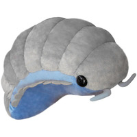 Natureman 11.8 Inch Likelike Insect Plush Toys Pill Bug Stuffed Soft Animals Pillow Back Cushion Cute Insect Doll Kids Toys Girls Boys Gift -Grey