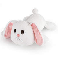 Ffxiong 22 Inch 4 Lbs Bunny Weighted Stuffed Animals For Anxiety Soft Body Pillow Cute Doll Rabbit Large Plush Animal Toy Gifts For Adults Kids Girl Boy Birthday Valentines