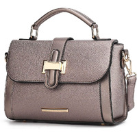 MKF Collection Willa Color Block Vegan Leather Women Shoulder Bag by Mia k
