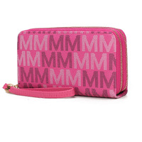 MKF Collection Hofstra M Signature Wallet Wristlet by Mia k