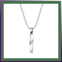 Rhombus Titanium Necklace