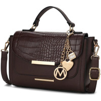 MKF Collection Sylvie Croco Embossed Vegan Leather Women Shoulder by Mia k