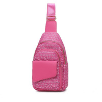 MKF Collection Kace M Logo Printed Vegan Leather Women Sling Bag by Mia k