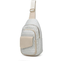 MKF Collection Kace M Logo Printed Vegan Leather Women Sling Bag by Mia k