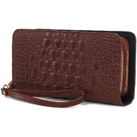 MKF Collection Eve Genuine Leather Crocodile Embossed Women Wristlet Wallet by Mia K