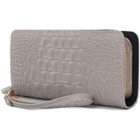 MKF Collection Eve Genuine Leather Crocodile Embossed Women Wristlet Wallet by Mia K