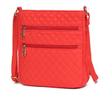 MKF Collection Lainey Solid Quilted Cotton Women's Crossbody Bag by Mia K