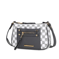 MKF Collection Essie Circular Print Vegan Leather Women's Crossbody Bag by Mia K